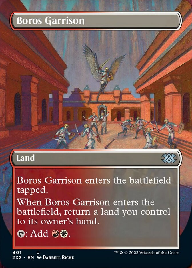 Boros Garrison (Borderless Alternate Art) [Double Masters 2022] | North Game Den