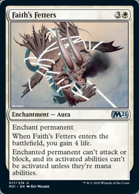 Faith's Fetters [Core Set 2021] | North Game Den