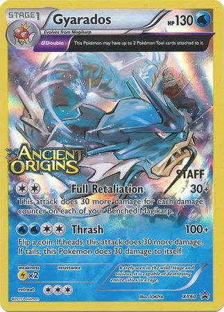 Gyarados (XY60) (Staff) [XY: Black Star Promos] | North Game Den