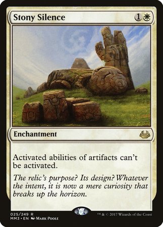 Stony Silence [Modern Masters 2017] | North Game Den