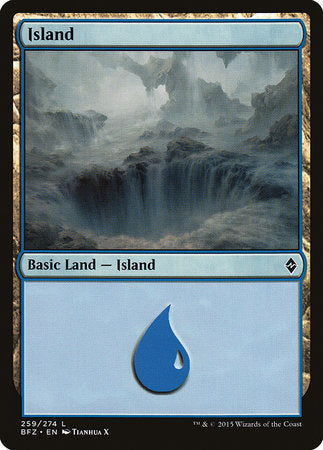 Island (259) [Battle for Zendikar] | North Game Den
