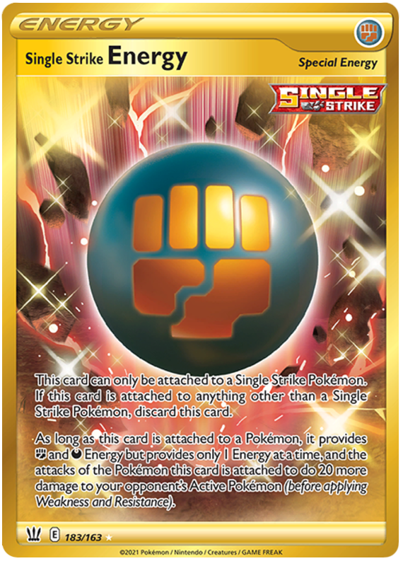 Single Strike Energy (183/163) [Sword & Shield: Battle Styles] | North Game Den