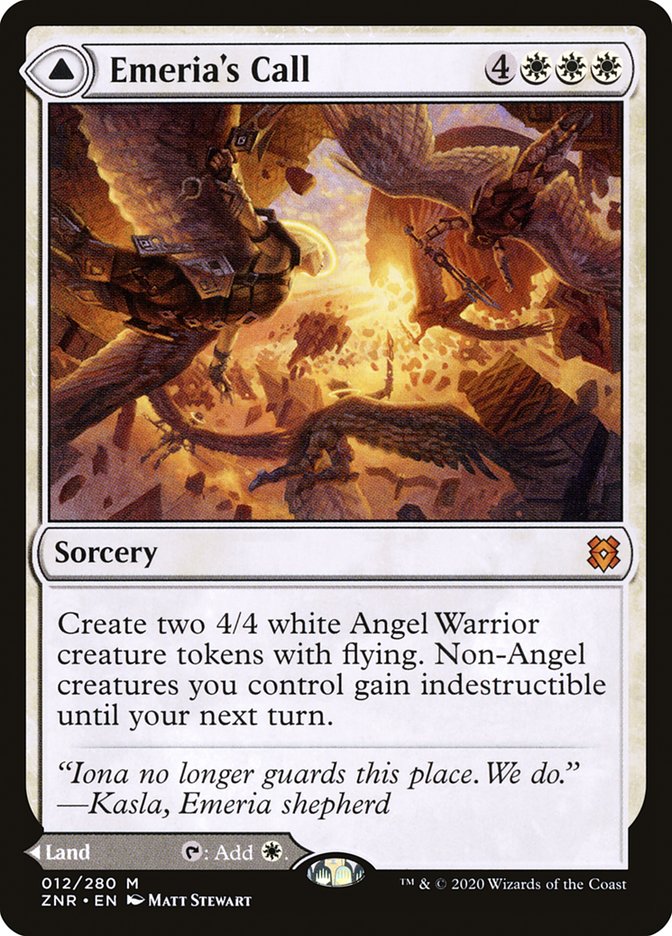 Emeria's Call // Emeria, Shattered Skyclave [Zendikar Rising] | North Game Den