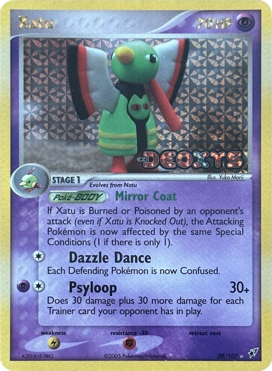 Xatu (29/107) (Stamped) [EX: Deoxys] | North Game Den