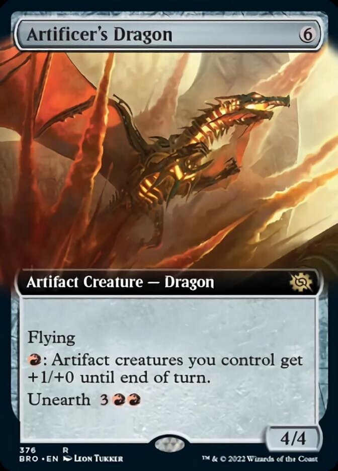 Artificer's Dragon (Extended Art) [The Brothers' War] | North Game Den