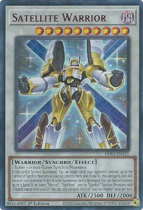 Satellite Warrior (Red) [LDS3-EN121] Ultra Rare | North Game Den