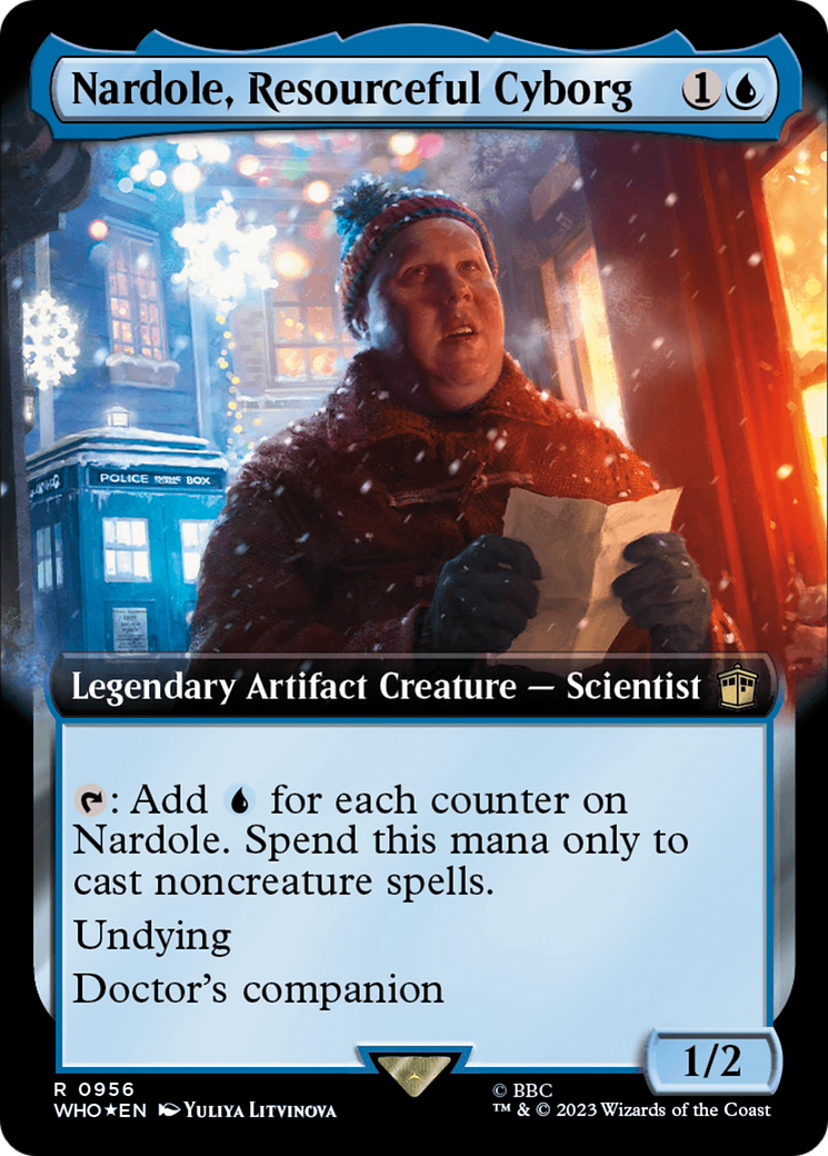Nardole, Resourceful Cyborg (Extended Art) (Surge Foil) [Doctor Who] | North Game Den