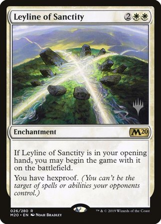 Leyline of Sanctity [Core Set 2020 Promos] | North Game Den