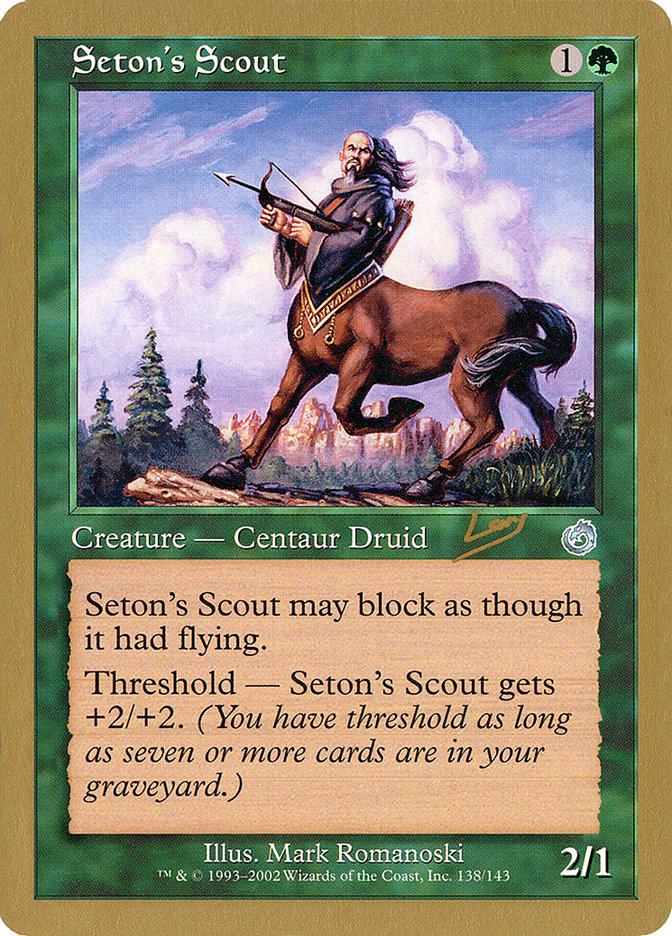 Seton's Scout (Raphael Levy) [World Championship Decks 2002] | North Game Den