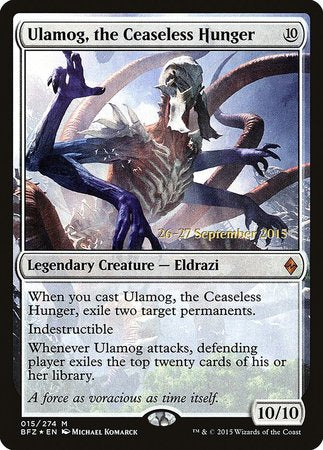 Ulamog, the Ceaseless Hunger [Battle for Zendikar Promos] | North Game Den