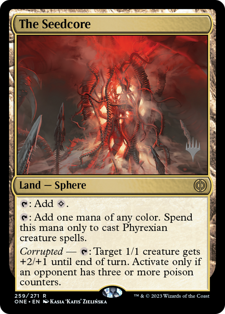 The Seedcore (Promo Pack) [Phyrexia: All Will Be One Promos] | North Game Den