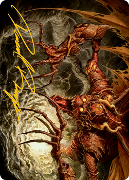 Archfiend of Sorrows Art Card (Gold-Stamped Signature) [Modern Horizons 2 Art Series] | North Game Den