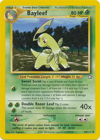 Bayleef (29/111) [Neo Genesis Unlimited] | North Game Den