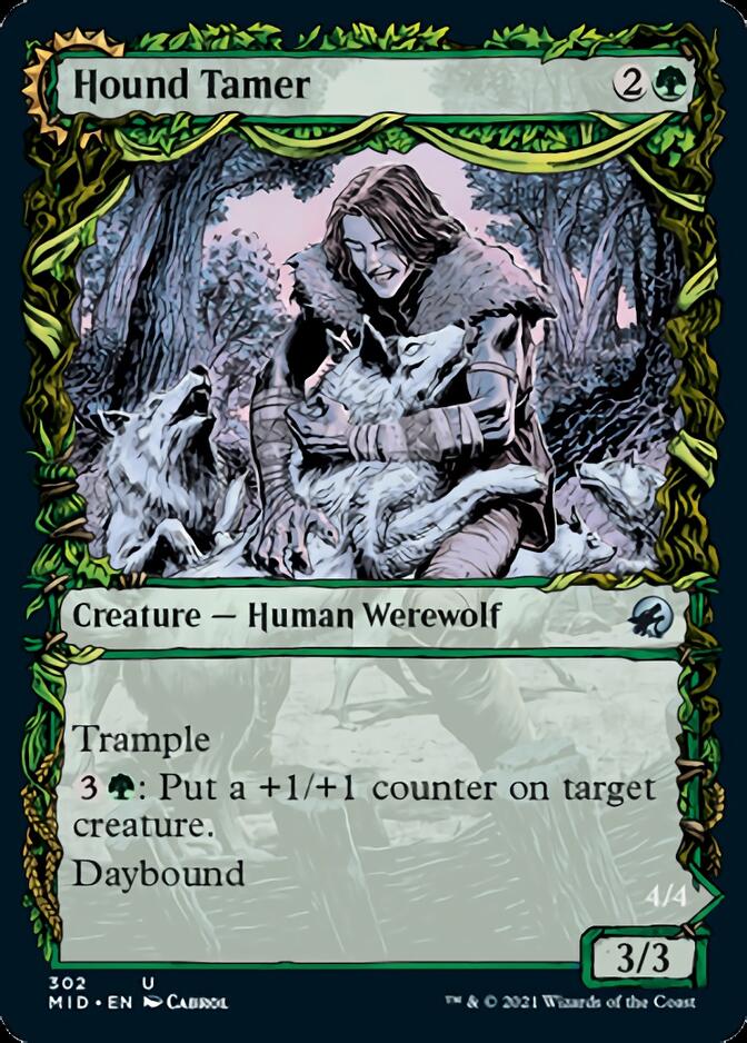 Hound Tamer // Untamed Pup (Showcase Equinox) [Innistrad: Midnight Hunt] | North Game Den