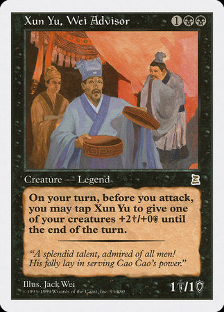 Xun Yu, Wei Advisor [Portal Three Kingdoms] | North Game Den