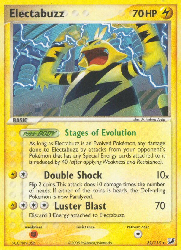 Electabuzz (22/115) [EX: Unseen Forces] | North Game Den