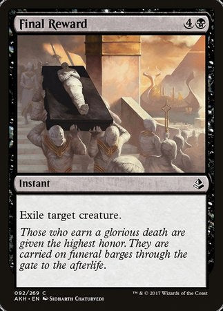 Final Reward [Amonkhet] | North Game Den