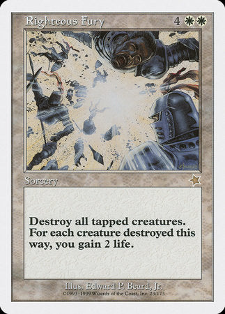Righteous Fury [Starter 1999] | North Game Den