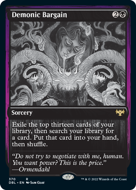 Demonic Bargain [Innistrad: Double Feature] | North Game Den