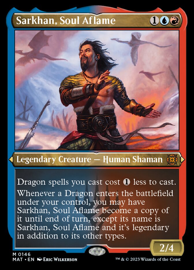 Sarkhan, Soul Aflame (Foil Etched) [March of the Machine: The Aftermath] | North Game Den
