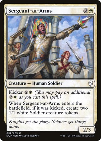 Sergeant-at-Arms [Dominaria] | North Game Den