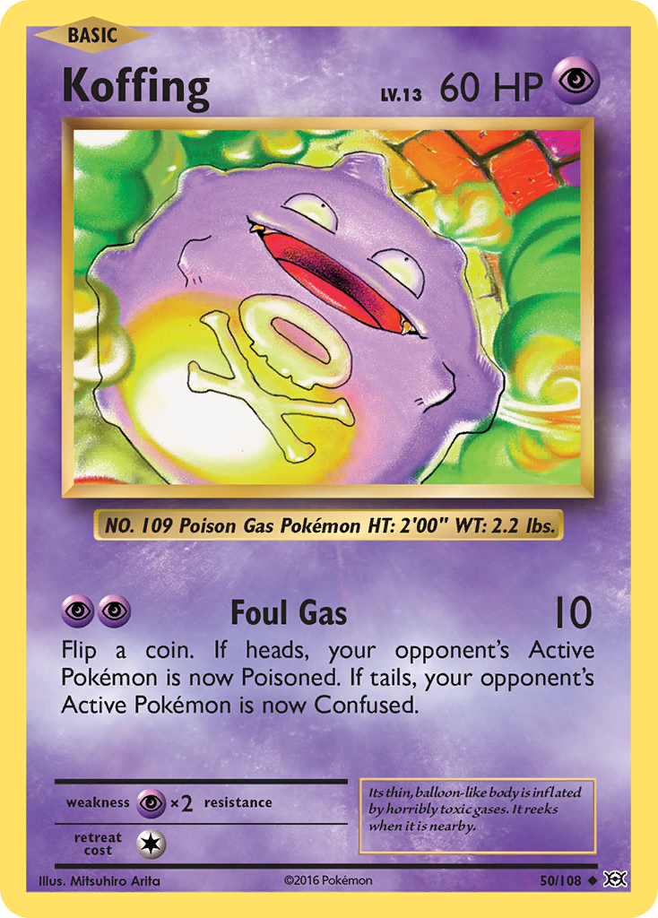 Koffing (50/108) [XY: Evolutions] | North Game Den