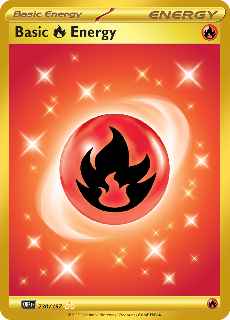 Basic Fire Energy (230/197) [Scarlet & Violet: Obsidian Flames] | North Game Den