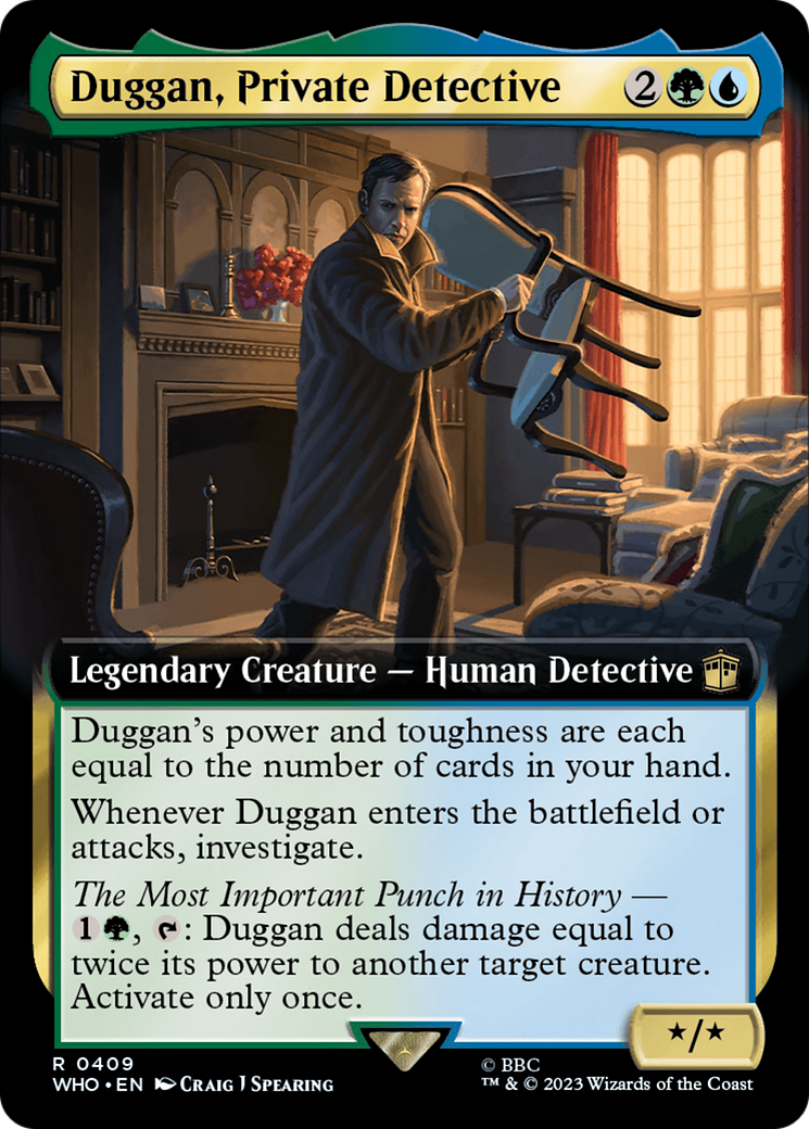 Duggan, Private Detective (Extended Art) [Doctor Who] | North Game Den