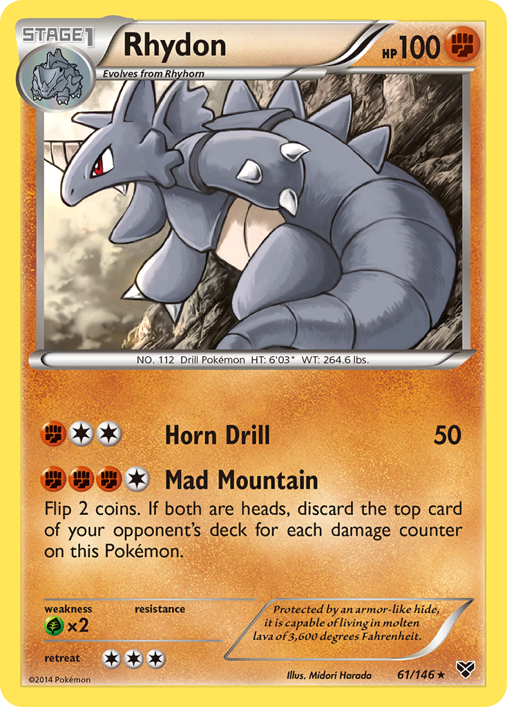 Rhydon (61/146) [XY: Base Set] | North Game Den