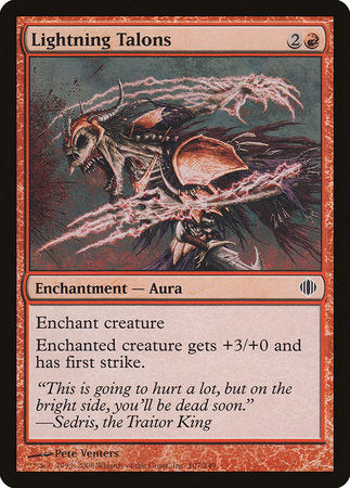 Lightning Talons [Shards of Alara] | North Game Den