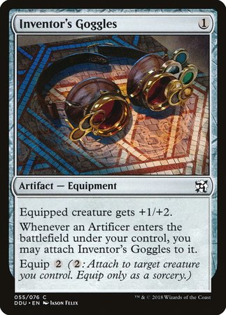 Inventor's Goggles [Duel Decks: Elves vs. Inventors] | North Game Den