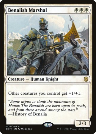 Benalish Marshal [Dominaria Promos] | North Game Den