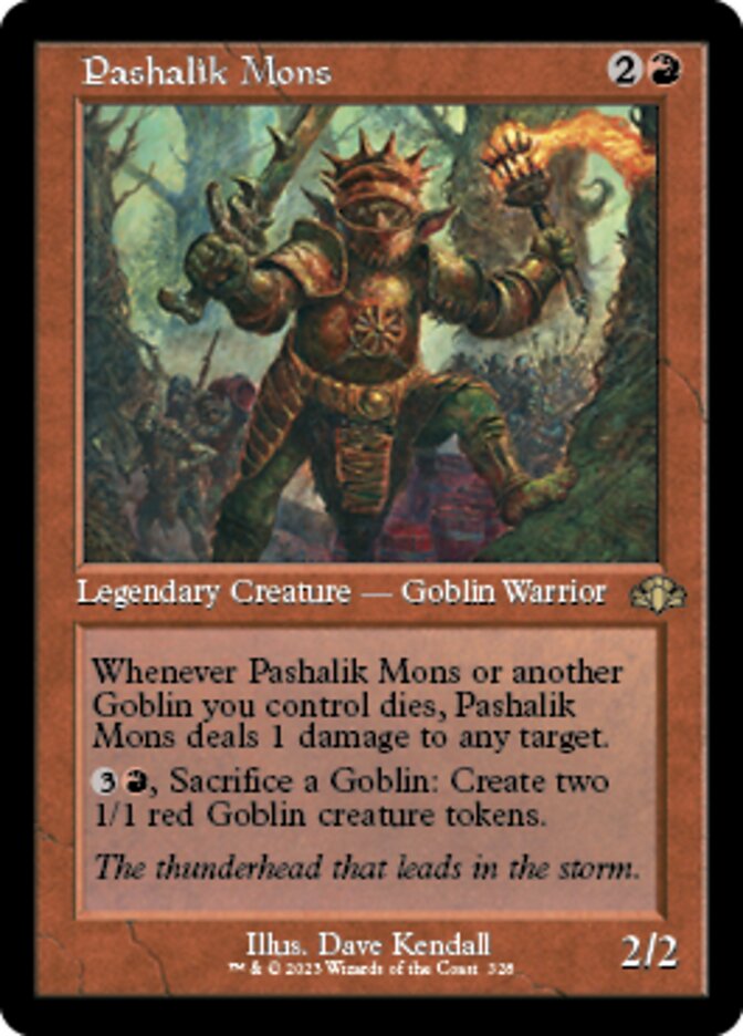 Pashalik Mons (Retro) [Dominaria Remastered] | North Game Den