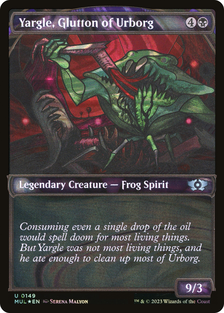 Yargle, Glutton of Urborg (Halo Foil) [Multiverse Legends] | North Game Den