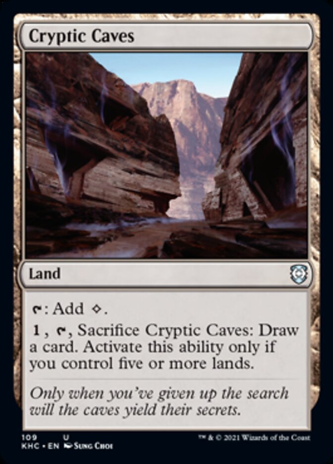 Cryptic Caves [Kaldheim Commander] | North Game Den