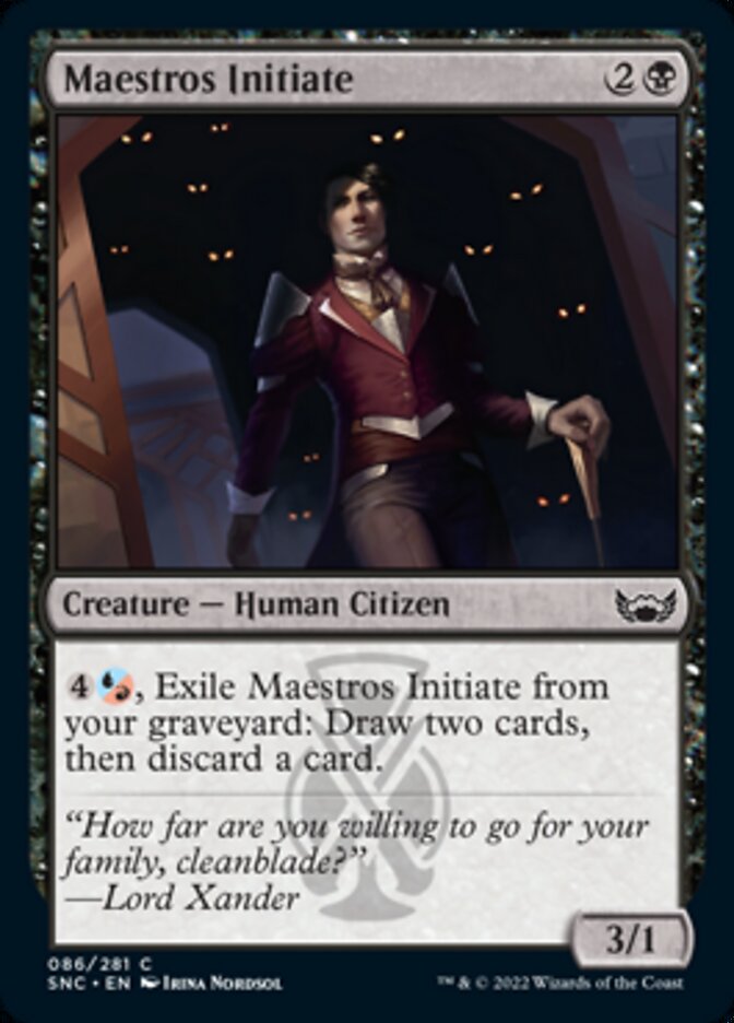 Maestros Initiate [Streets of New Capenna] | North Game Den