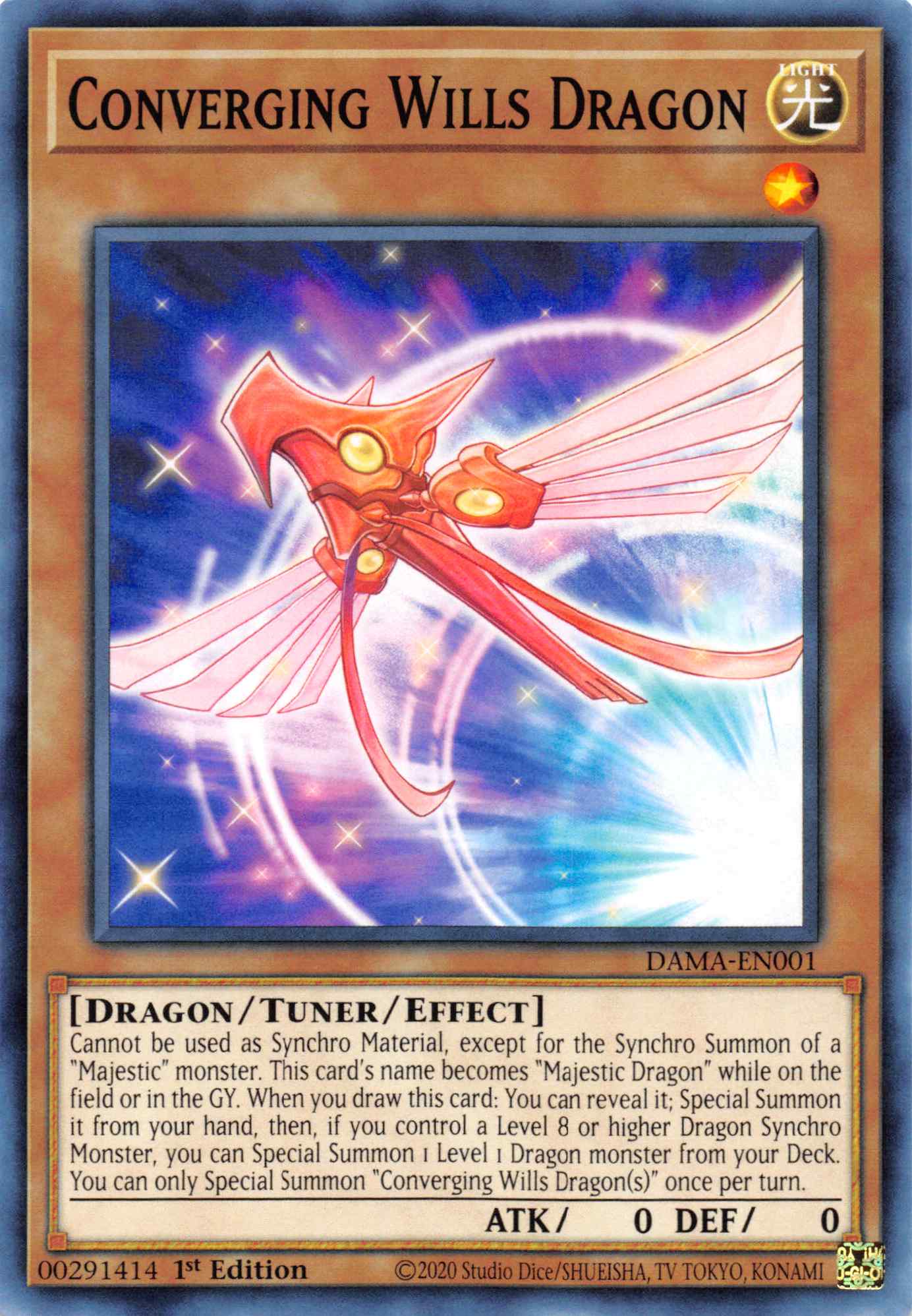 Convergging Wills Dragon [DAMA-EN001] Common | North Game Den