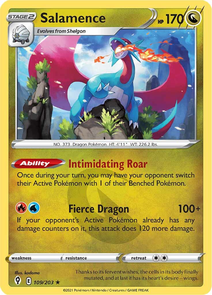 Salamence (109/203) [Sword & Shield: Evolving Skies] | North Game Den