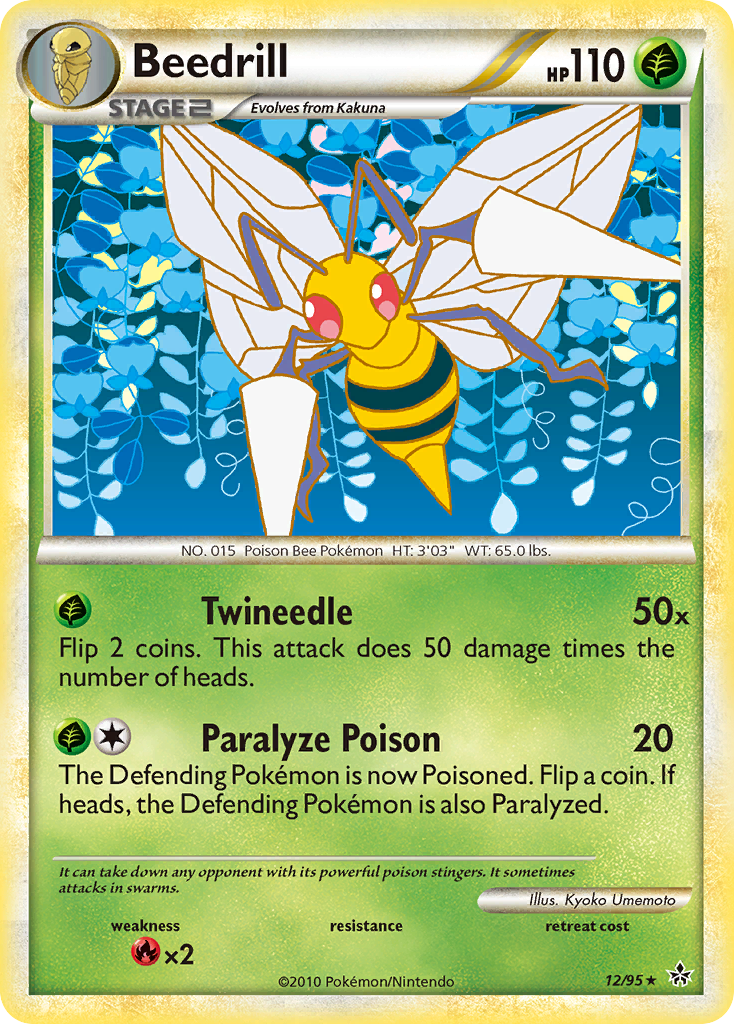 Beedrill (12/95) [HeartGold & SoulSilver: Unleashed] | North Game Den
