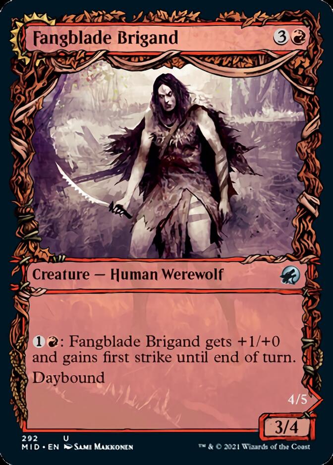 Fangblade Brigand // Fangblade Eviscerator (Showcase Equinox) [Innistrad: Midnight Hunt] | North Game Den