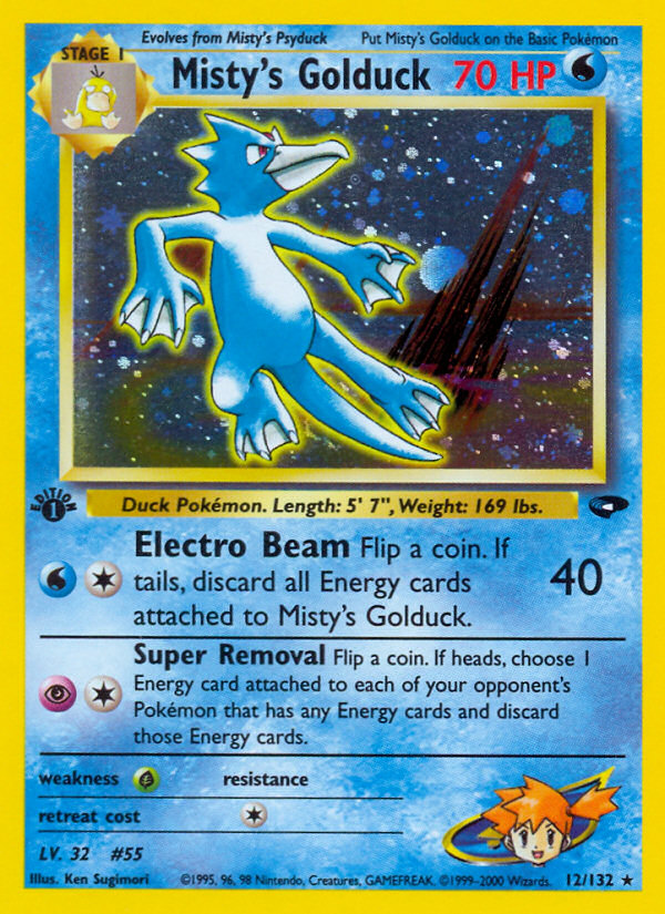 Misty's Golduck (12/132) [Gym Challenge 1st Edition] | North Game Den