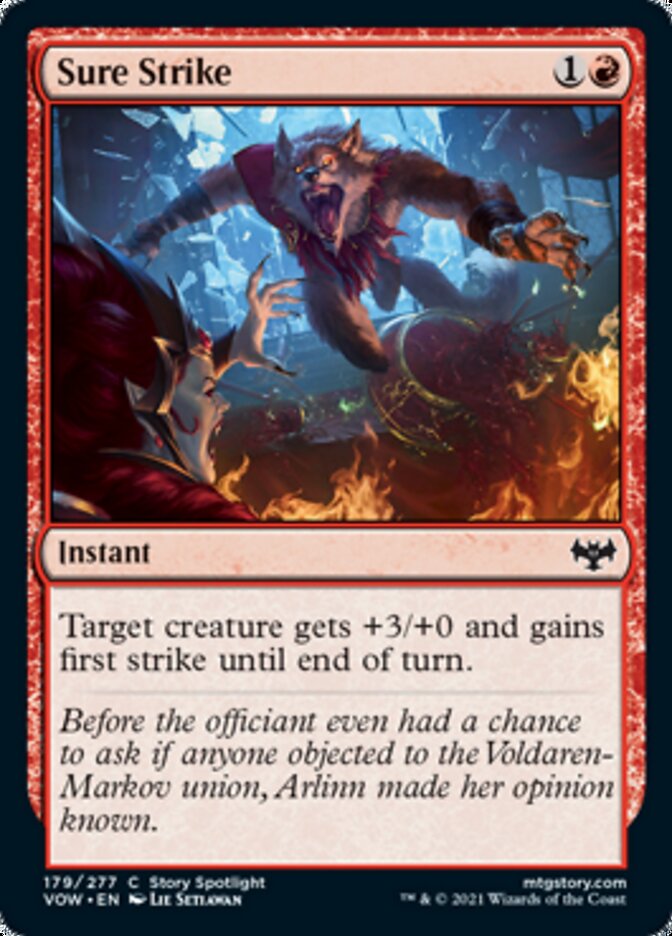 Sure Strike [Innistrad: Crimson Vow] | North Game Den