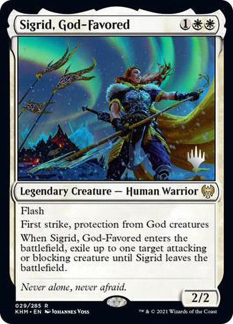 Sigrid, God-Favored [Kaldheim Promo Pack] | North Game Den