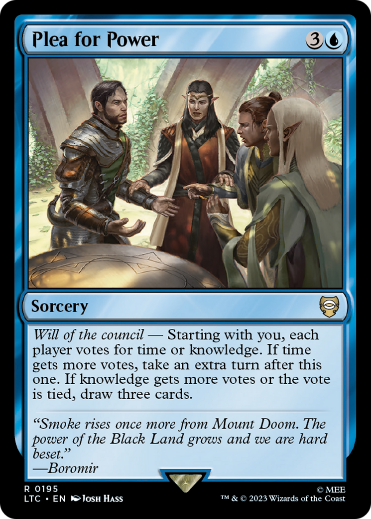 Plea for Power [The Lord of the Rings: Tales of Middle-Earth Commander] | North Game Den