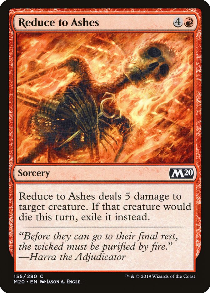 Reduce to Ashes [Core Set 2020] | North Game Den