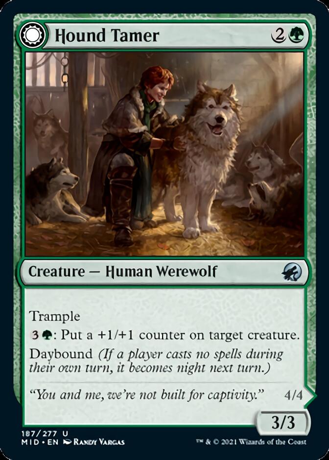Hound Tamer // Untamed Pup [Innistrad: Midnight Hunt] | North Game Den