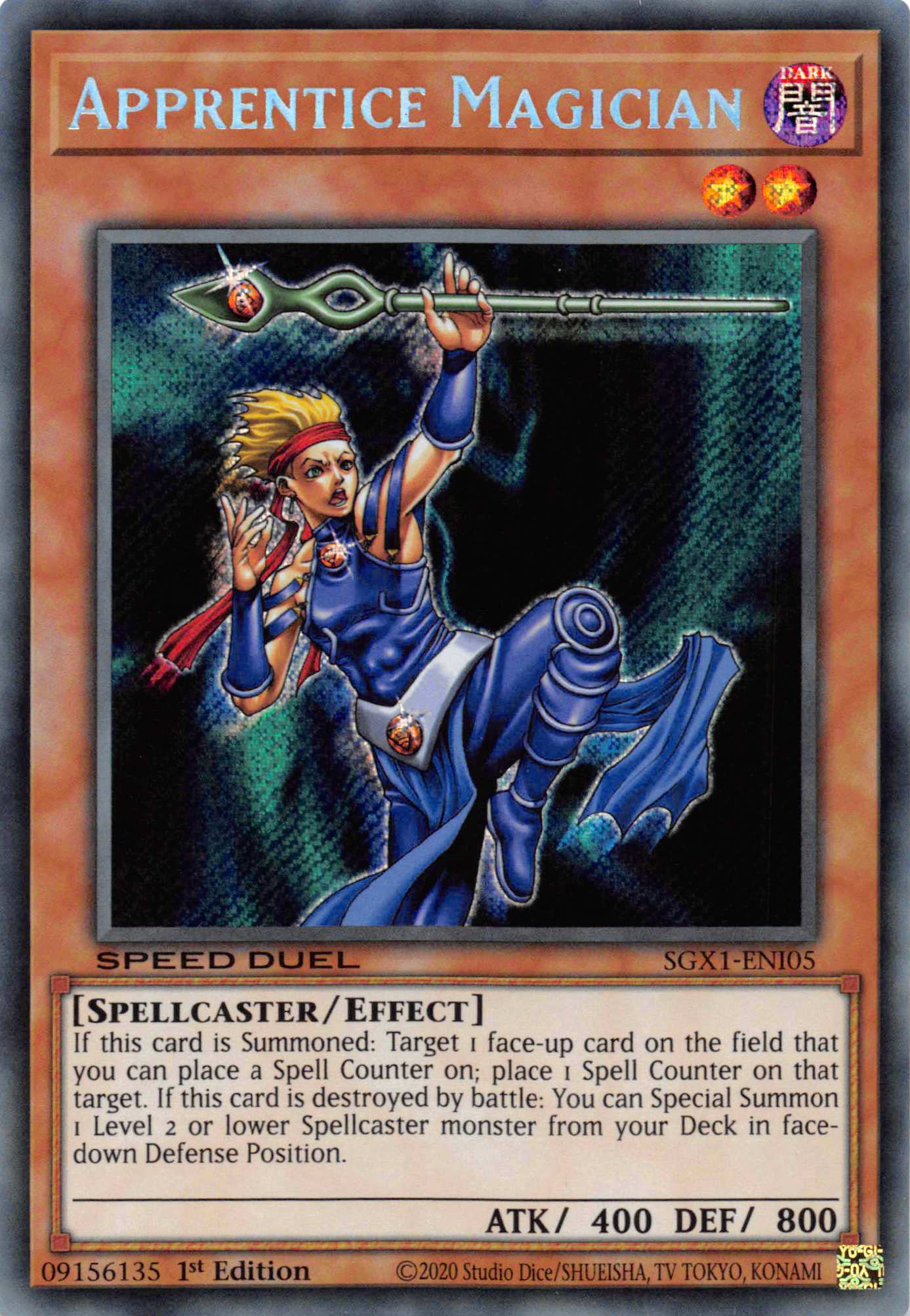 Apprentice Magician [SGX1-ENI05] Secret Rare | North Game Den