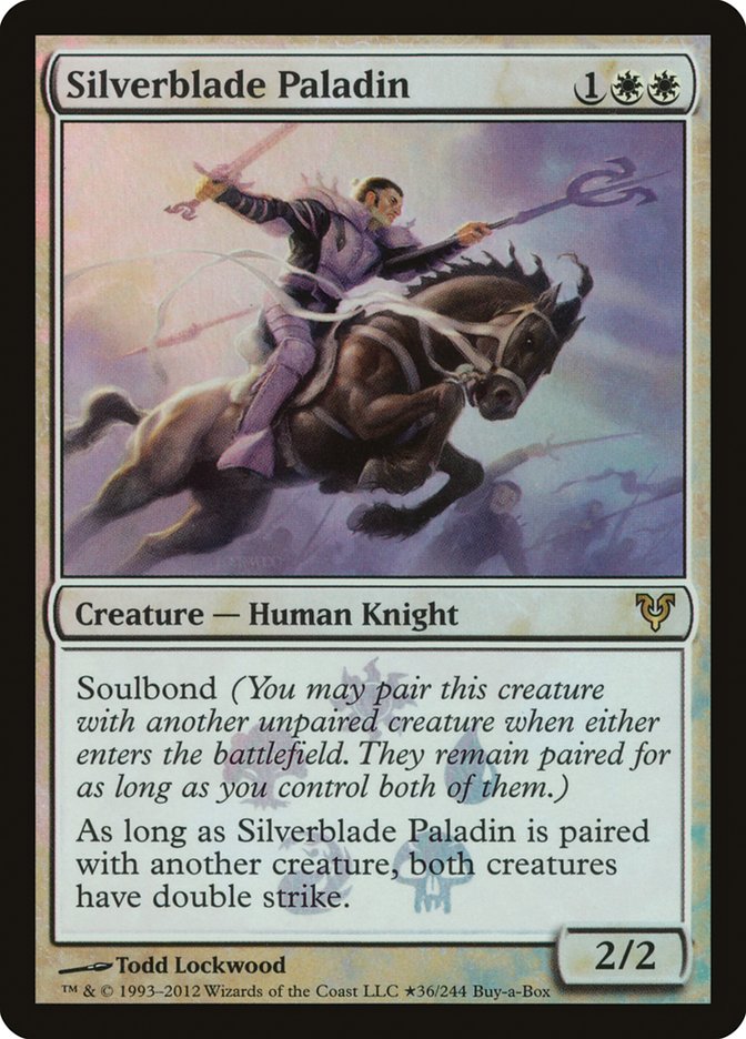 Silverblade Paladin (Buy-A-Box) [Avacyn Restored Promos] | North Game Den