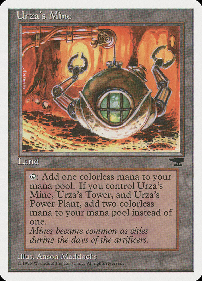 Urza's Mine (Orange Background) [Chronicles] | North Game Den