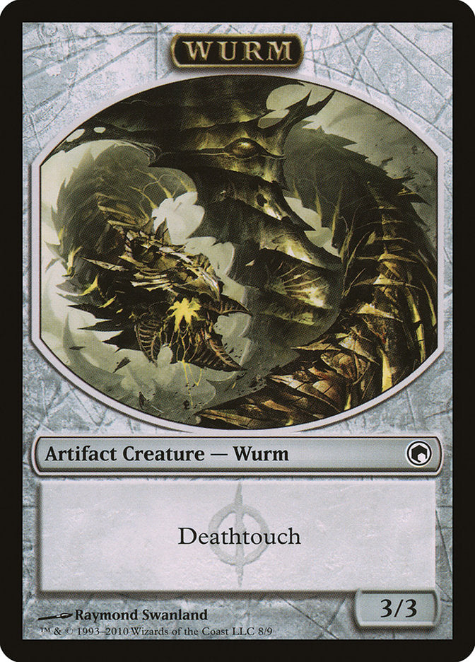 Wurm (Deathtouch) [Scars of Mirrodin Tokens] | North Game Den